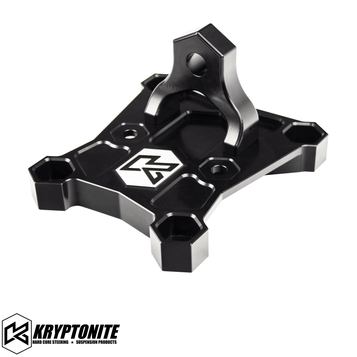 KRYPTONITE CAN-AM MAVERICK X3 DEATH GRIP REAR RADIUS PLATE 2017-2021 - PLATE KIT WITH TOW HOOK - KRYKRX3RP1
