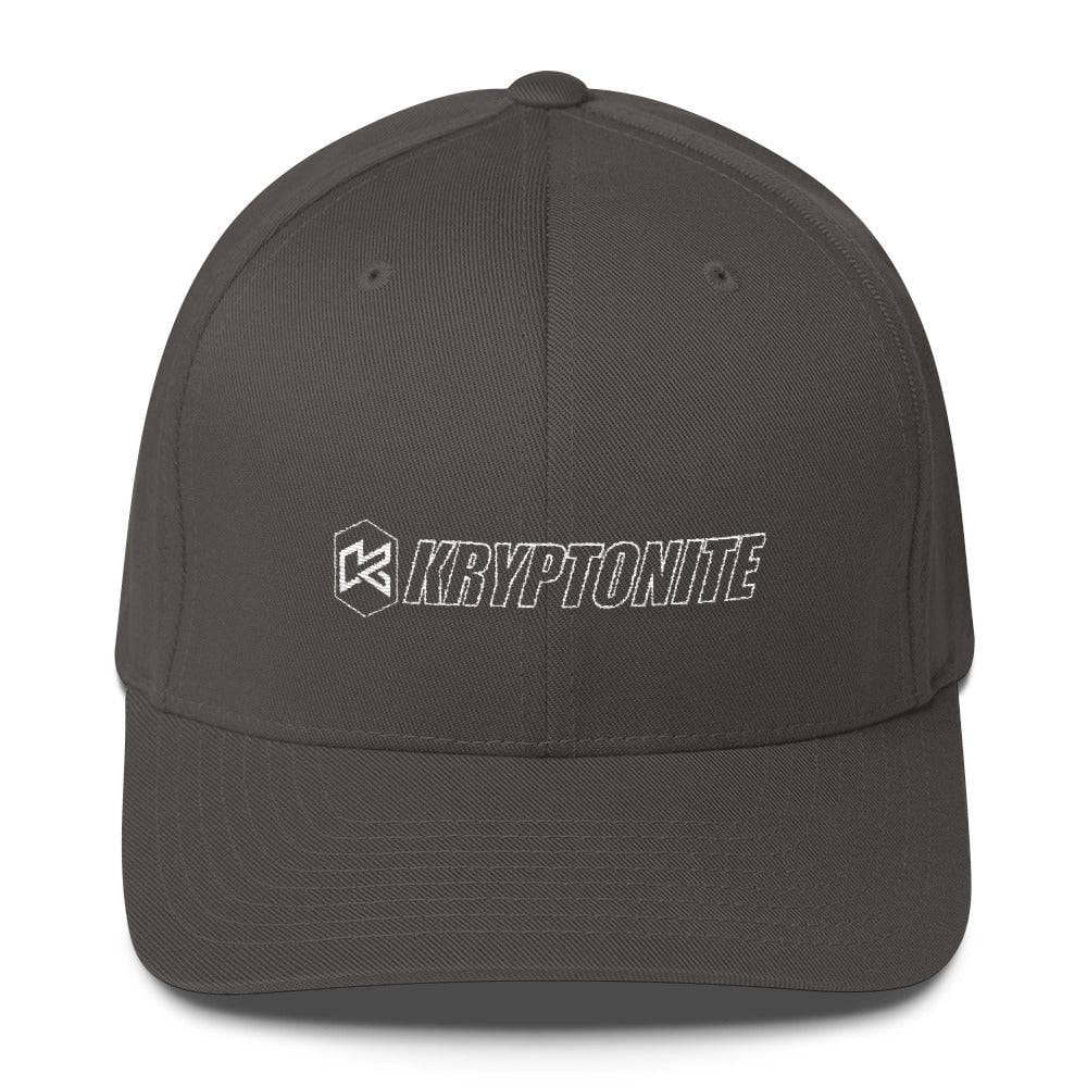 KRYPTONITE FLEX FIT HAT - Dark Grey, Large/XLarge - KRY1993105