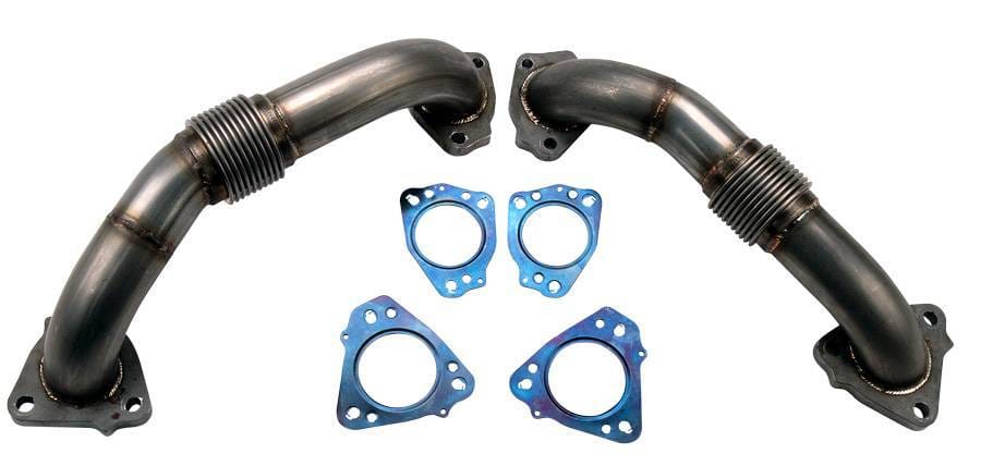 Wehrli 2017-2025 L5P Duramax 2" Stainless Up Pipe Kit for OEM or WCFab Manifolds w/ Gaskets