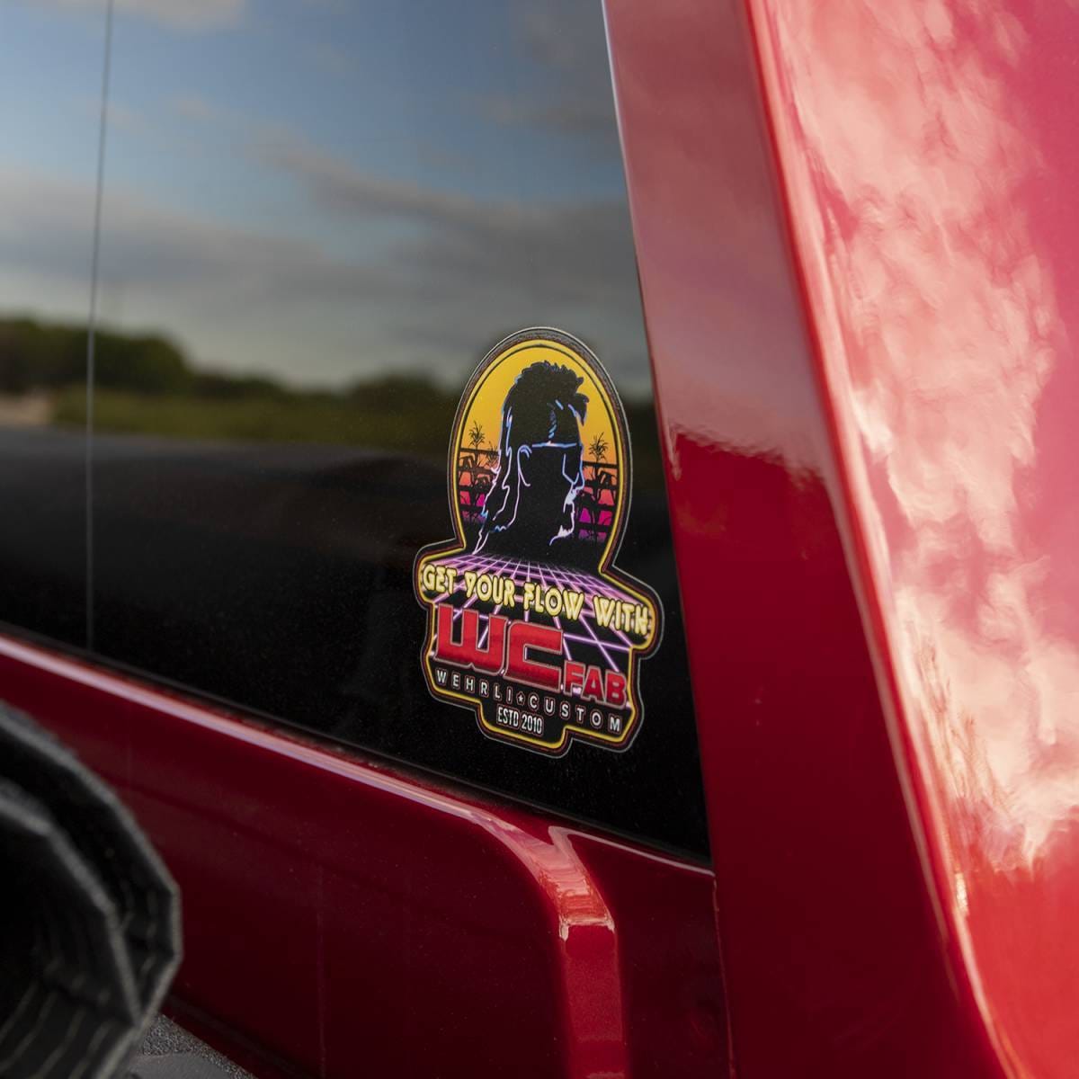Wehrli Get Your Flow Sunset Rider Sticker