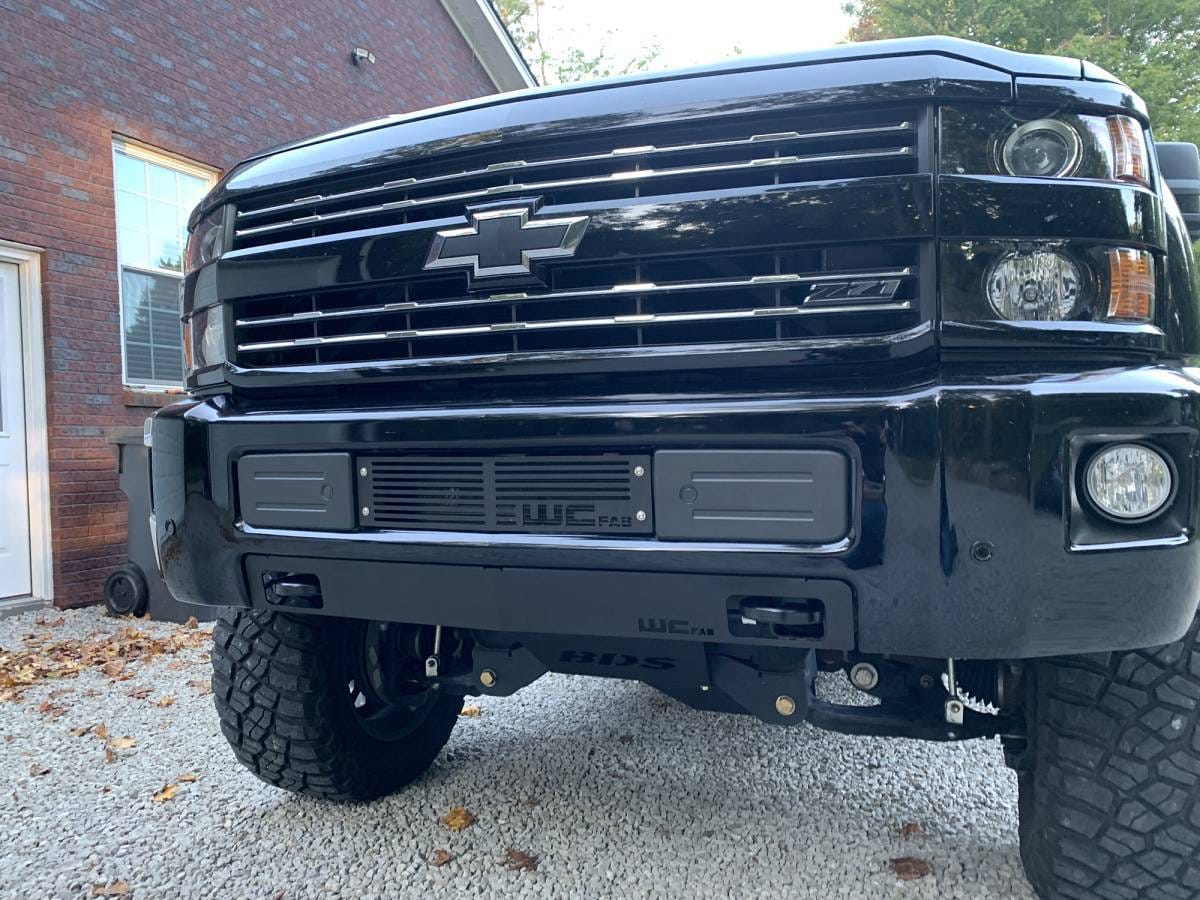 Wehrli 2015-2019 Chevrolet Silverado 2500/3500HD Lower Valance Filler Panel with Tow Hook Cutouts