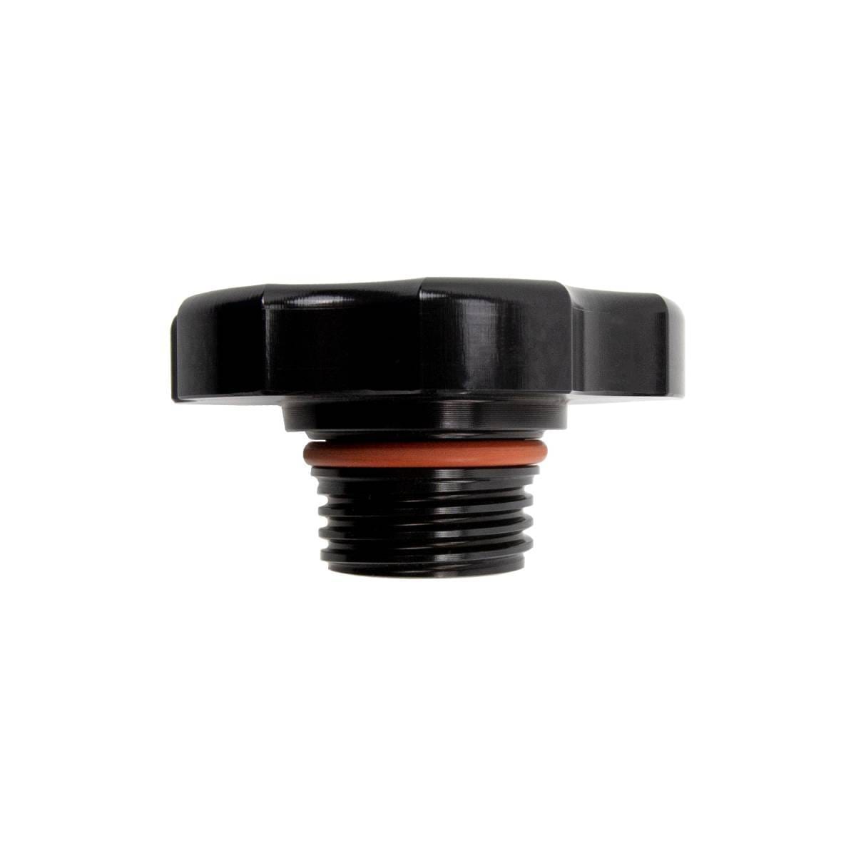 Wehrli 1998.5-2024 Cummins Billet Aluminum Oil Fill Cap, Black Anodized