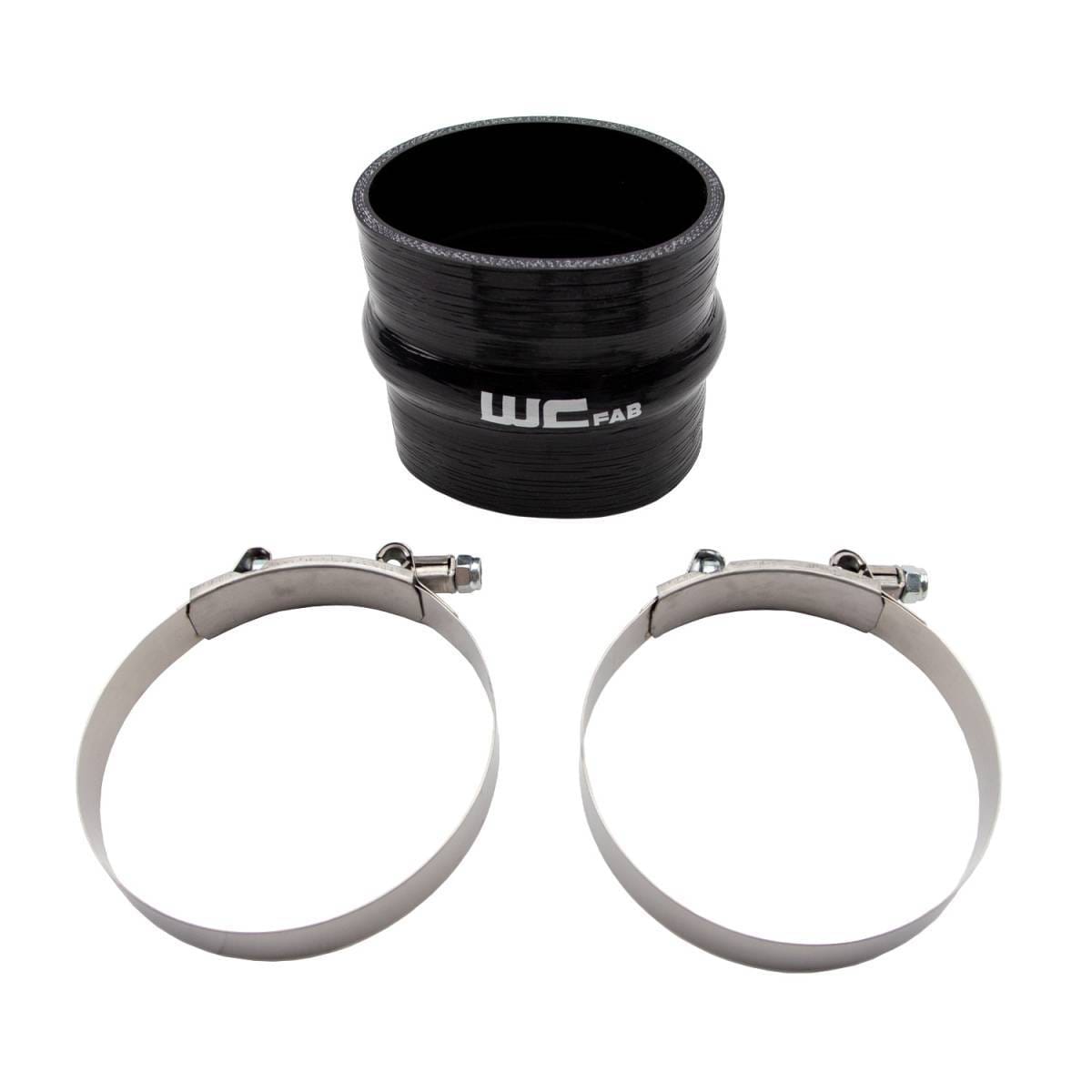 Wehrli 4" ID x 4" Long Silicone Hump Boot and Clamp Kit