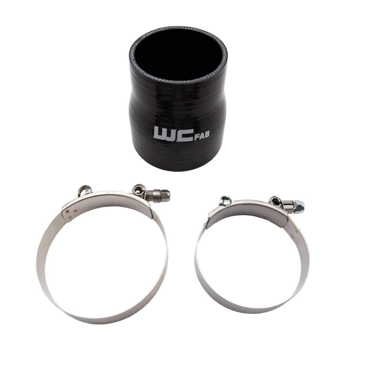 Wehrli 3" x 3.5" ID Straight Reducer x 4" Long Silicone Boot and Clamp Kit