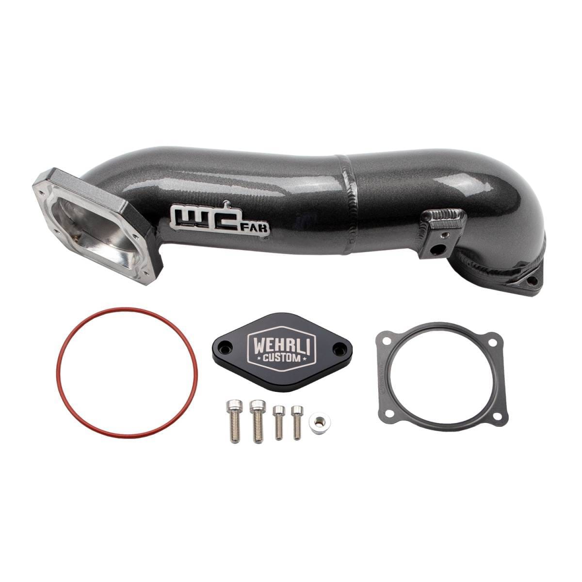Wehrli 2011-2016 LML Duramax Passenger Side Upper Crossover Intercooler Pipe Kit