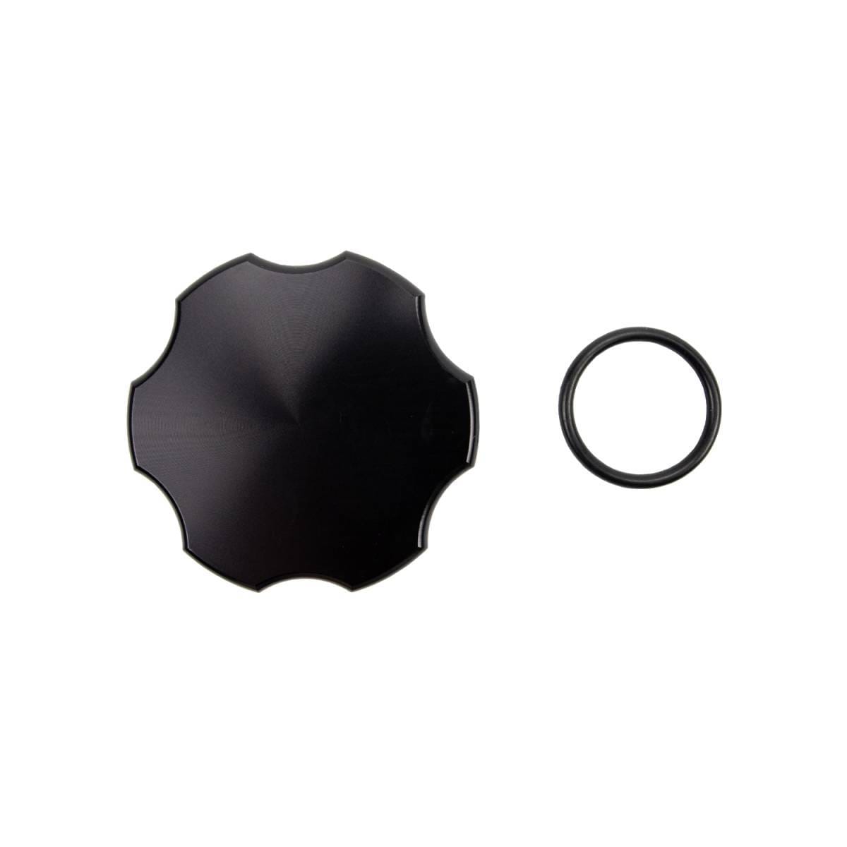 Wehrli 2011-2025 Powerstroke Billet Aluminum Oil Fill Cap, Black Anodized