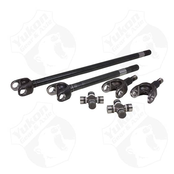 USA Standard 4340 Chrome-Moly replacement axle kit for '85-'88 Ford 60 front, 35 spline