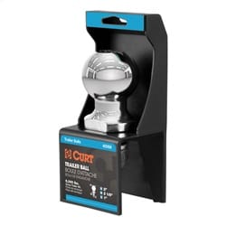 2in. Trailer Ball (1in. x 2-1/8in. Shank; 6;000 lbs.; Chrome; Packaged)