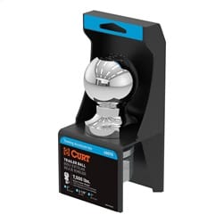 2in. Trailer Ball (1in. x 2-1/8in. Shank; 7;500 lbs.; Chrome; Packaged)