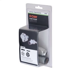 6-Way Round Connector Plug/Socket (Packaged)