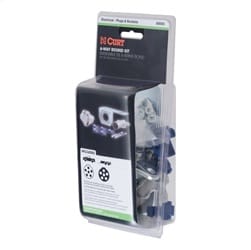 6-Way Round Connector Plug/Socket with Hardware (Packaged)