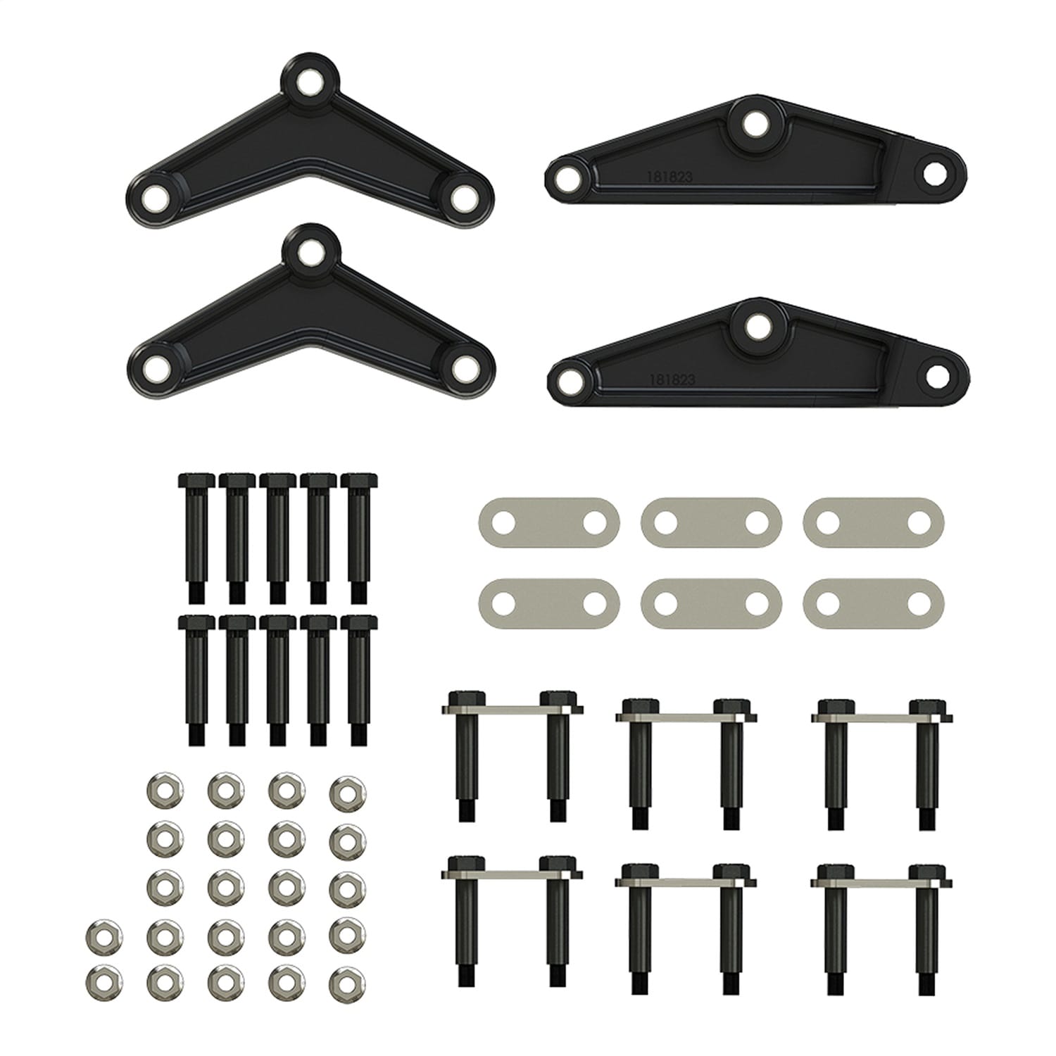 Axle Double-Eye Suspension Kit; 2;200-8;000-lb. Triple Axles; 35in. Axle Spacing