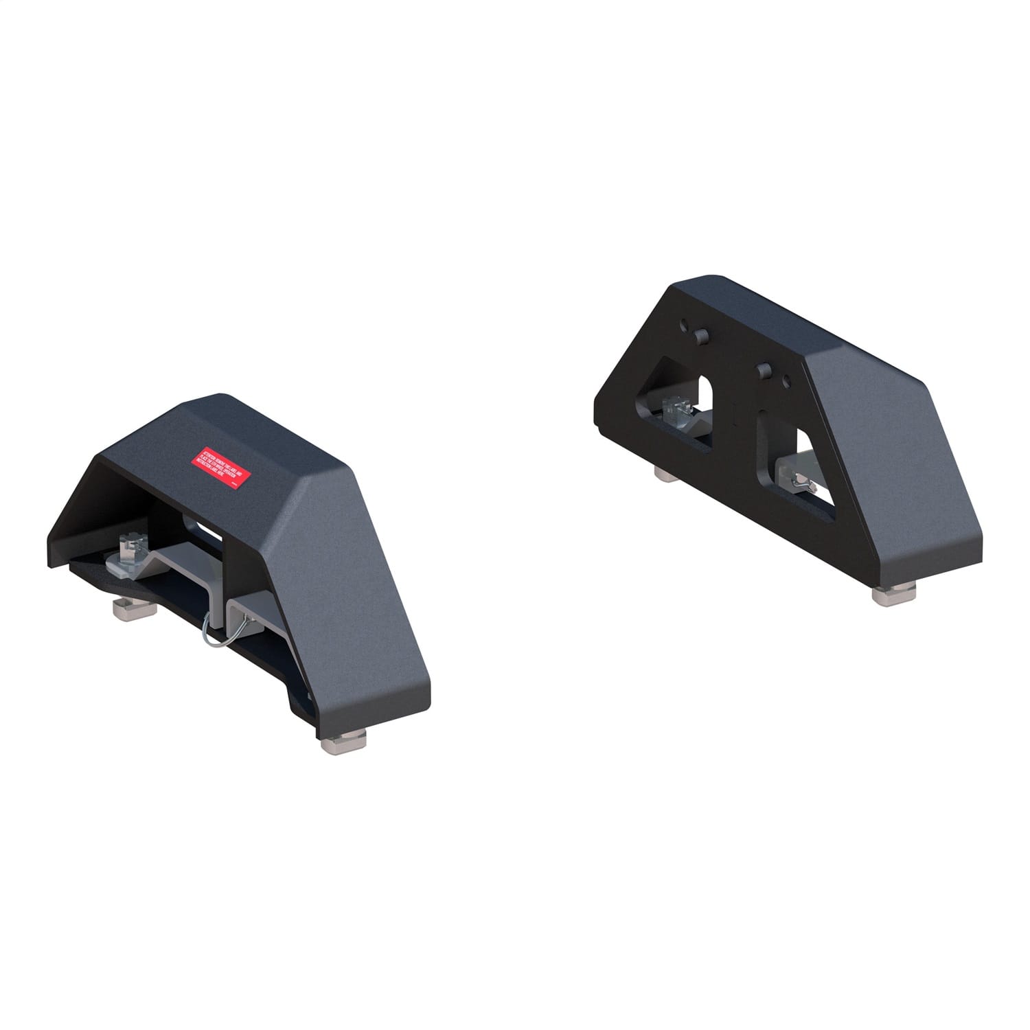 Puck 5th Wheel Legs; Select Silverado; Sierra HD; 8ft. Bed; 30K; Carbide Black