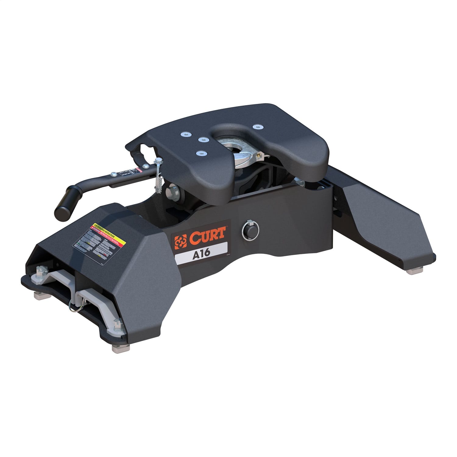 A16 5th Wheel Hitch; Select Ford F-250; F-350; F-450; 8ft. Bed Puck System