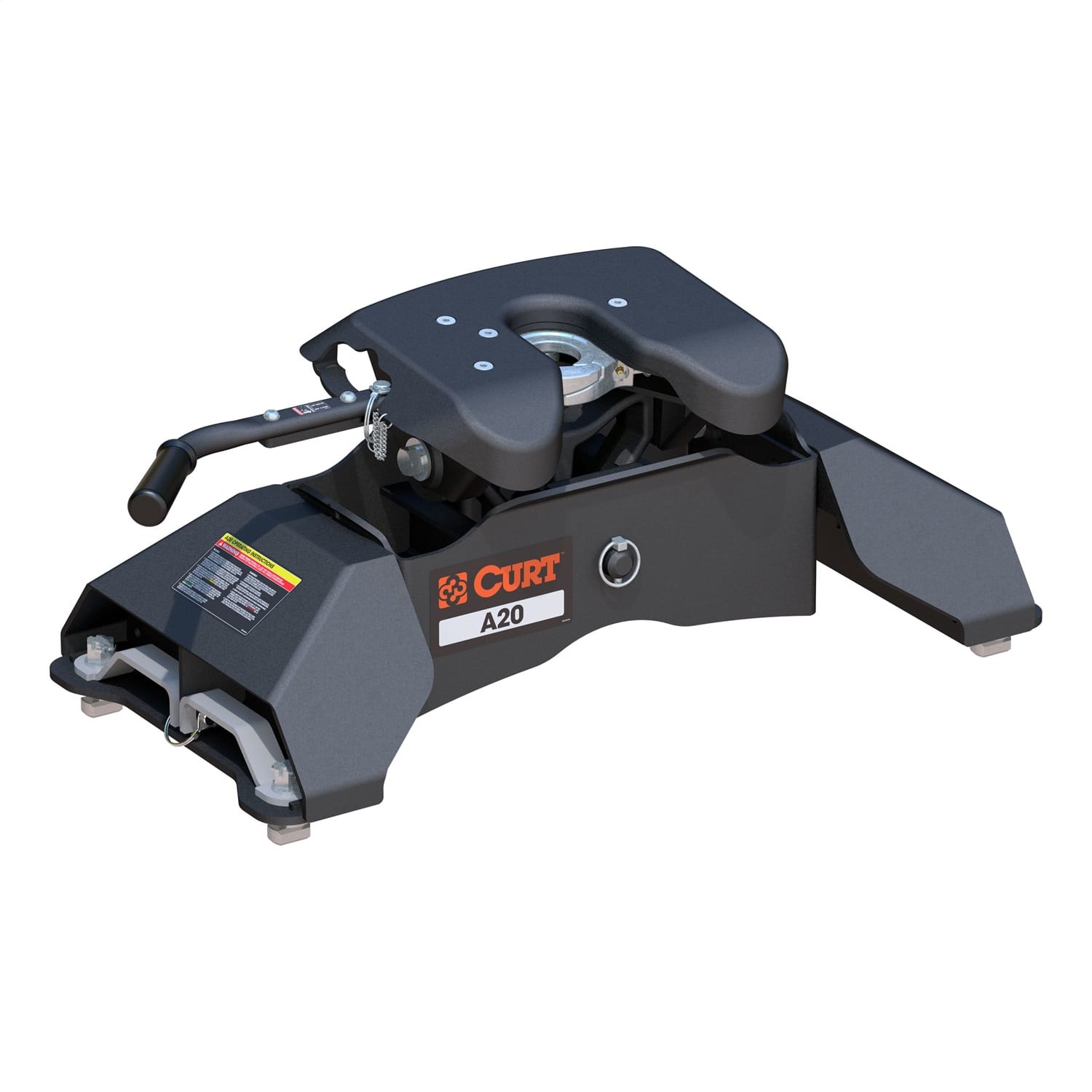 A20 5th Wheel Hitch; Select Ford F-250; F-350; F-450; 8ft. Bed Puck System