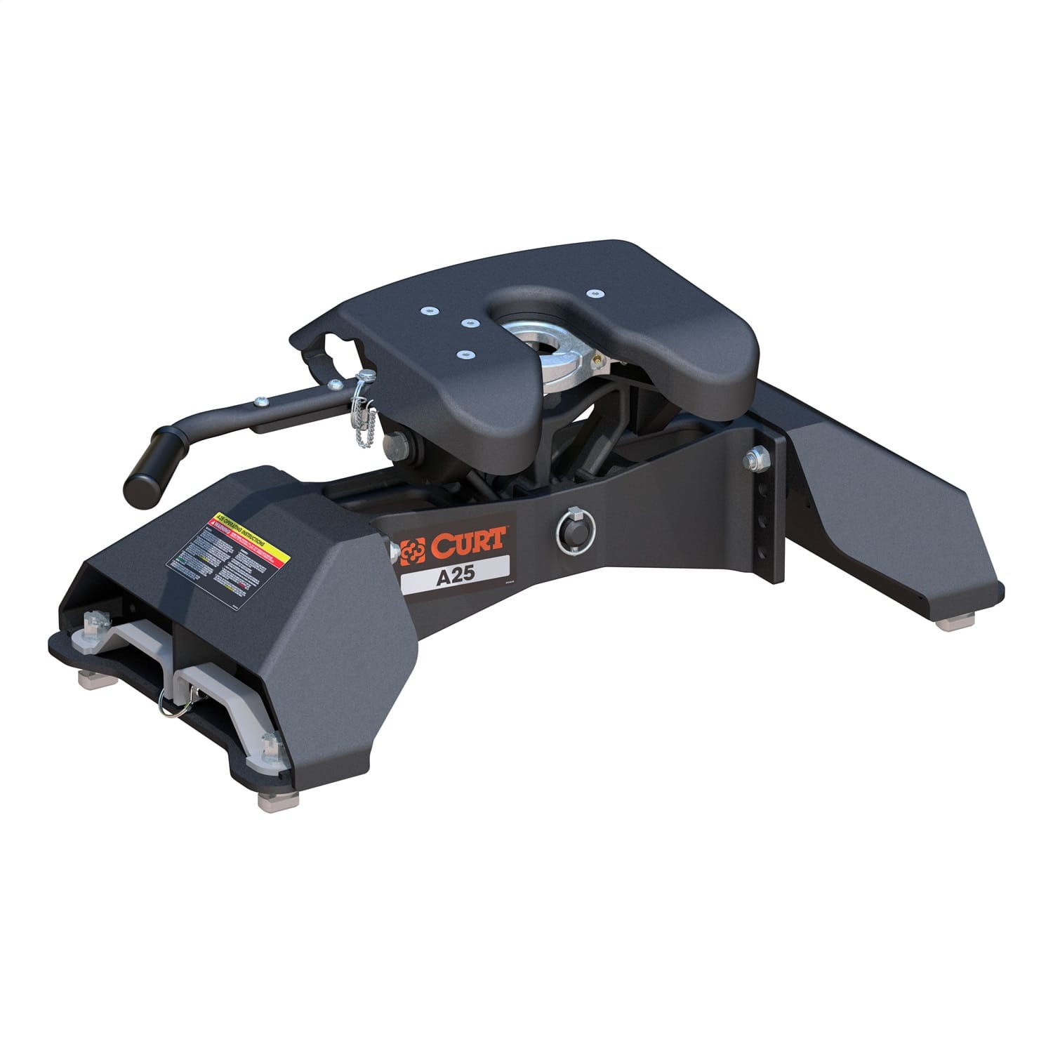 A25 5th Wheel Hitch; Select Ford F-250; F-350; F-450; 8ft. Bed Puck System