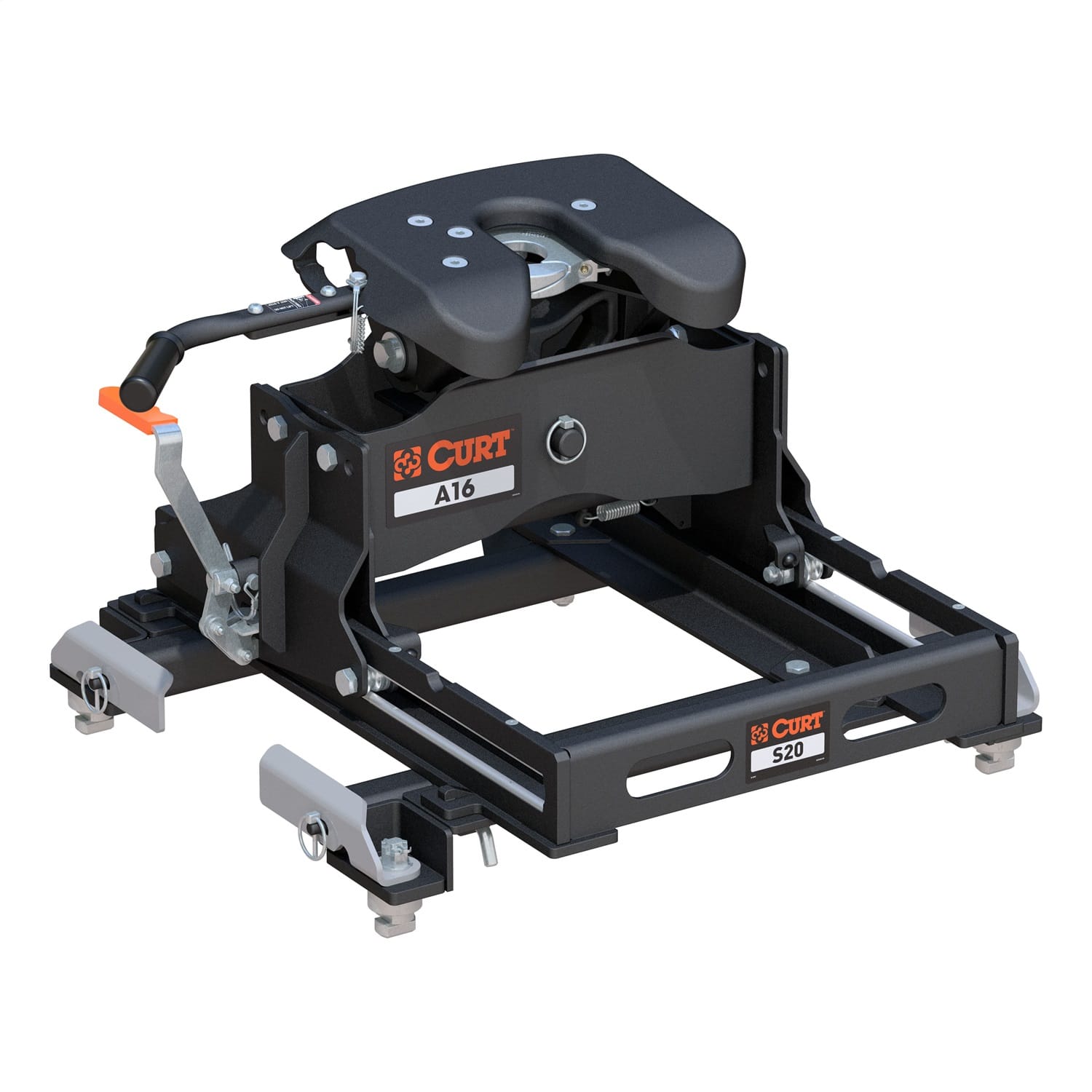 A16 Sliding 5th Wheel Hitch; 16K; Select Silverado; Sierra; 6.5ft. Bed Puck Syst
