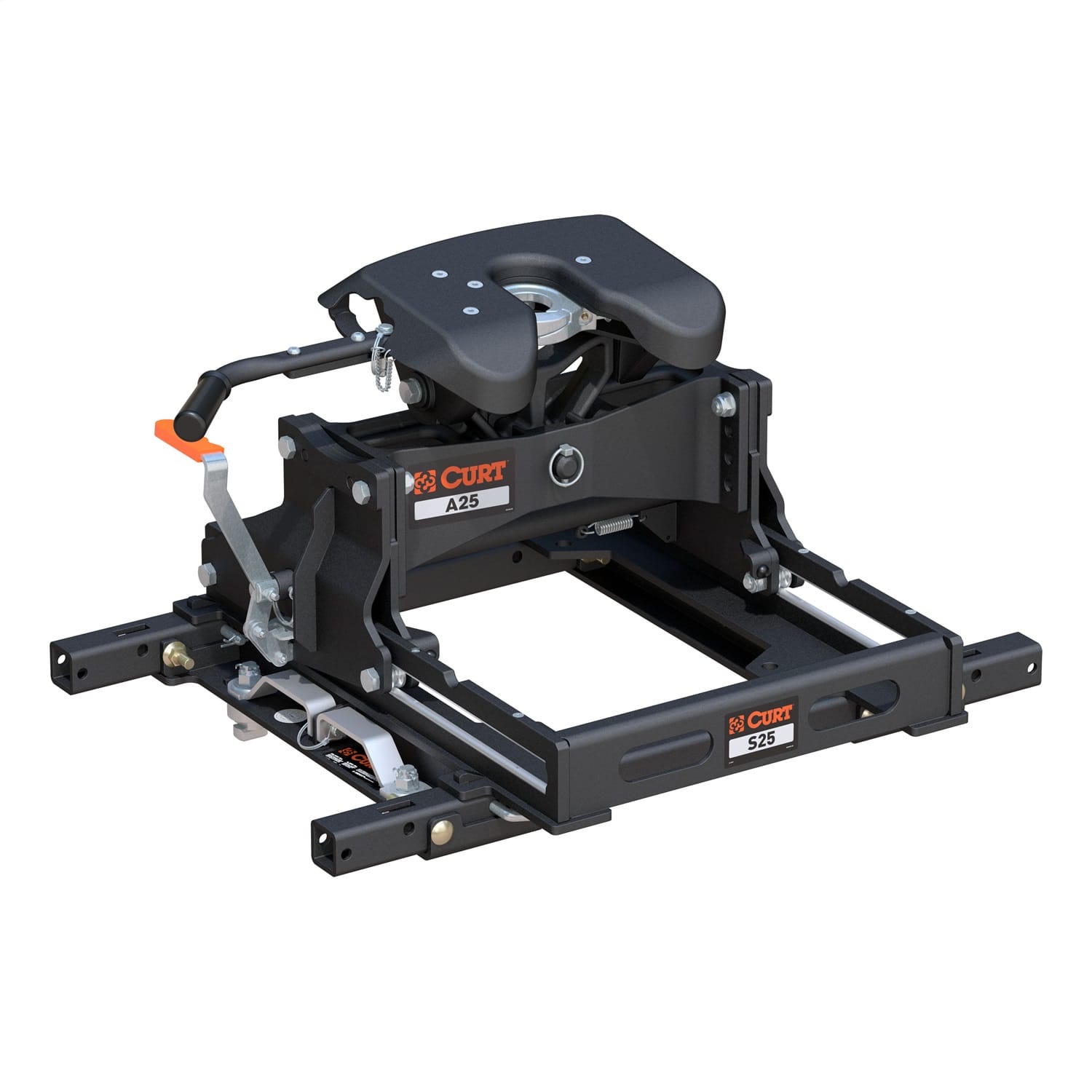 A25 Sliding 5th Wheel Hitch; 25K; Select Chevy; Ford; GMC Puck System
