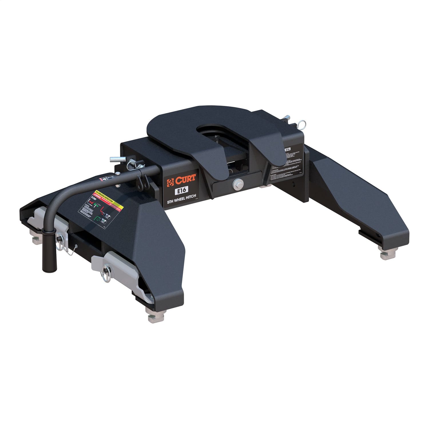 E16 5th Wheel Hitch; Select Silverado; Sierra 2500; 3500 HD; 8ft. Bed Puck Syste