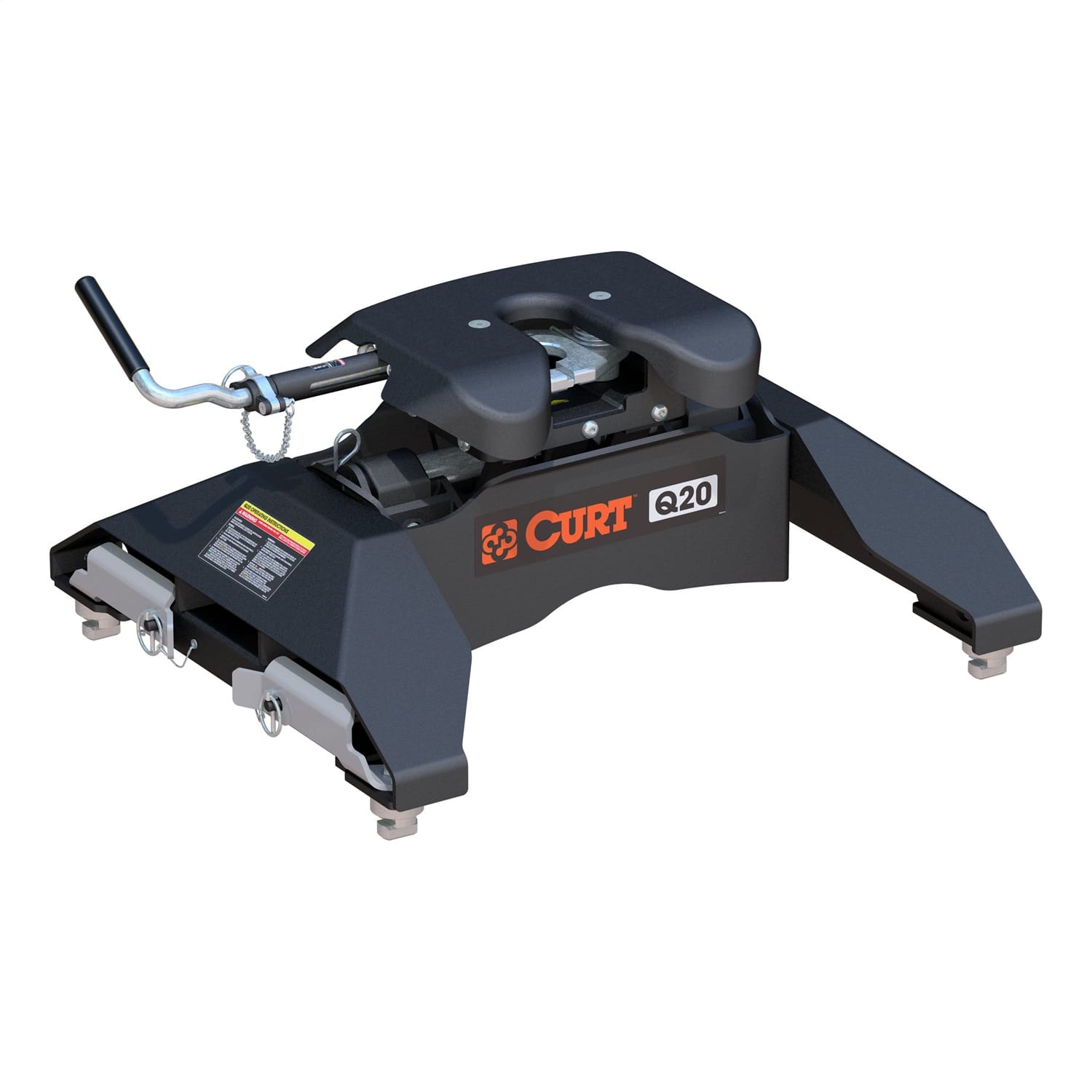 Q20 5th Wheel Hitch; Select Silverado; Sierra 2500; 3500 HD; 8ft. Bed Puck Syste