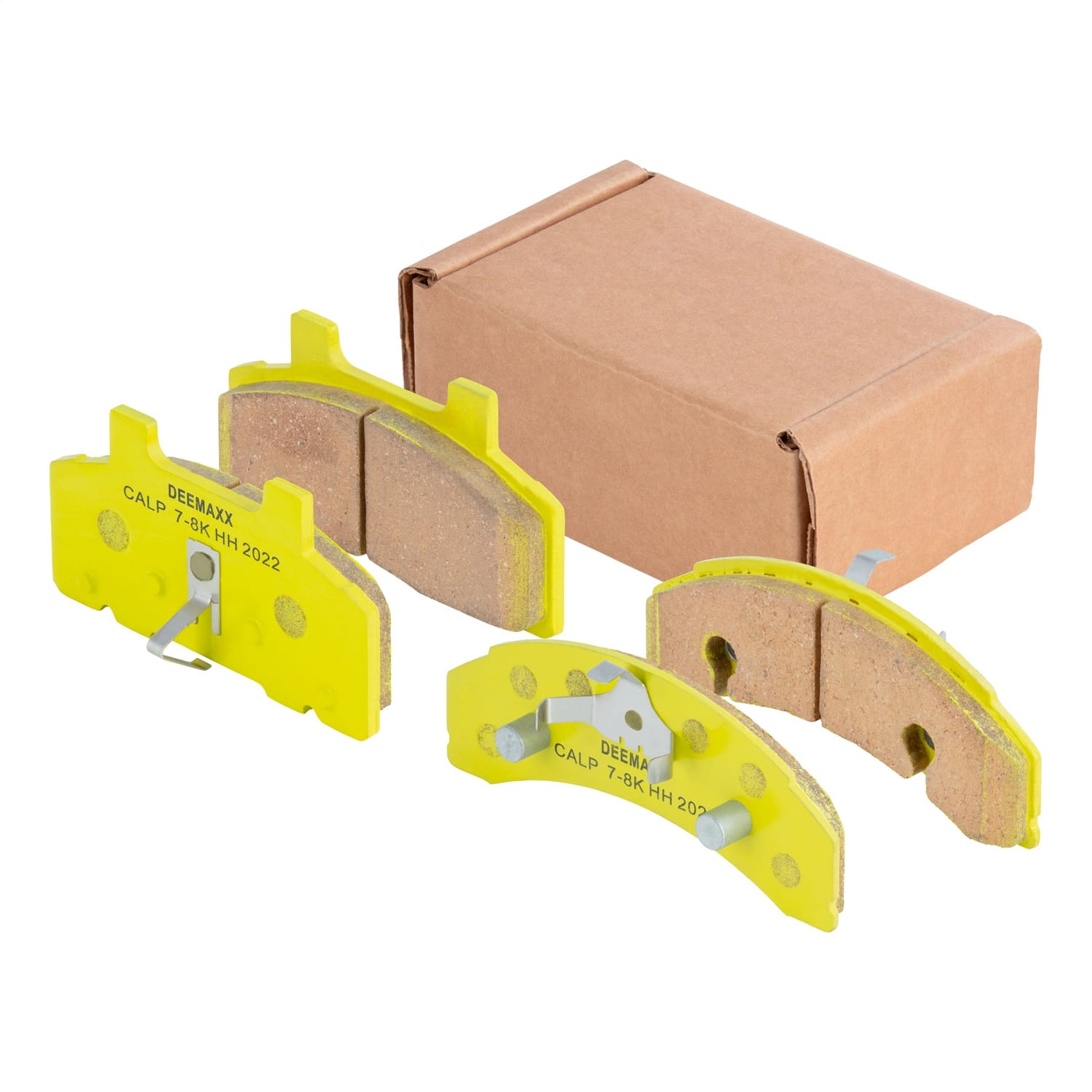 Trailer Disc Brake Pads; 7;000-8;000-lb. Axles; 4 Pack