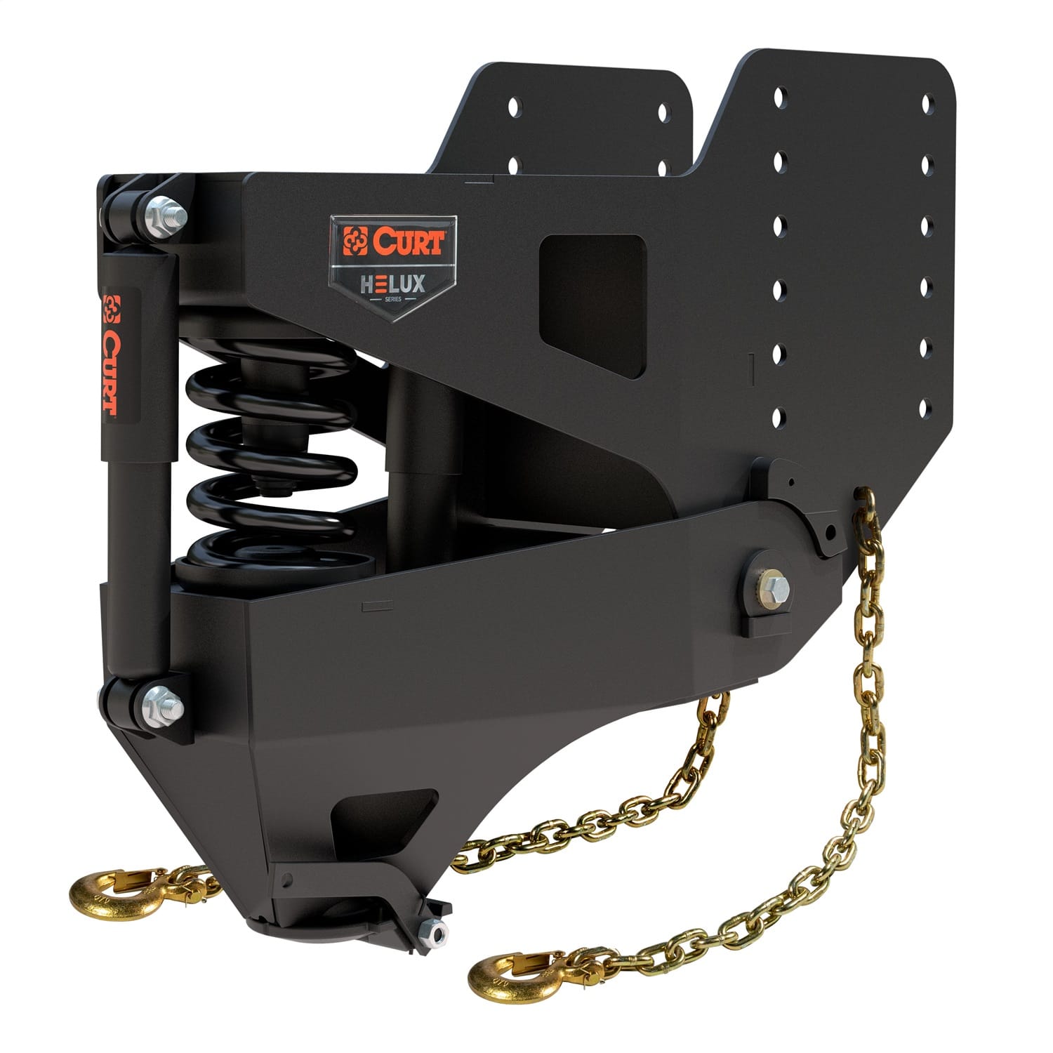 Helux Coil-Spring Gooseneck Pin Box; 2;700 lbs. Pin Weight; 20;000 lbs. Capacity