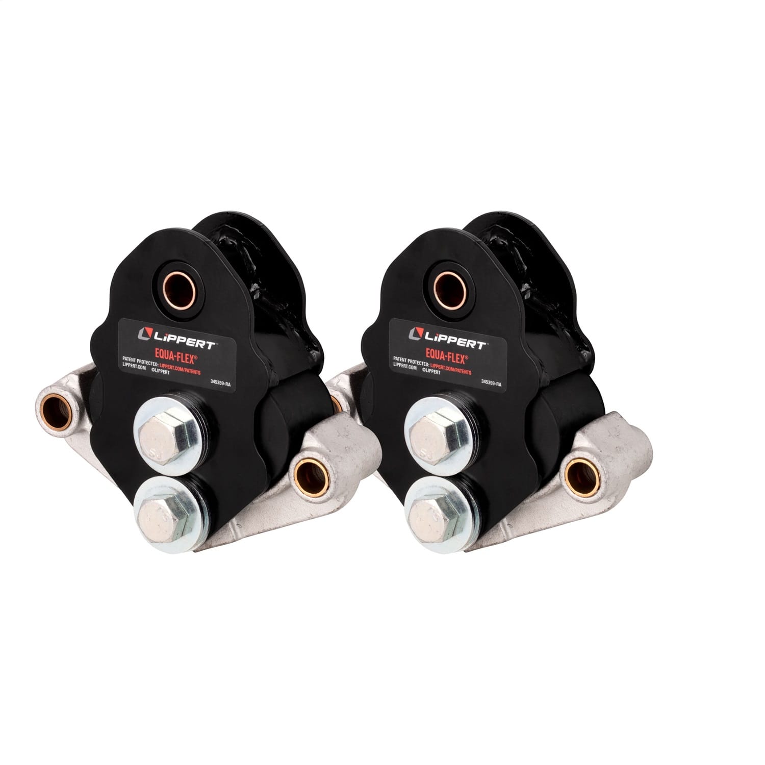 Equa-Flex Rubberized Equalizer Tandem Axle Kit; 4;000-6;000-lb. Axles