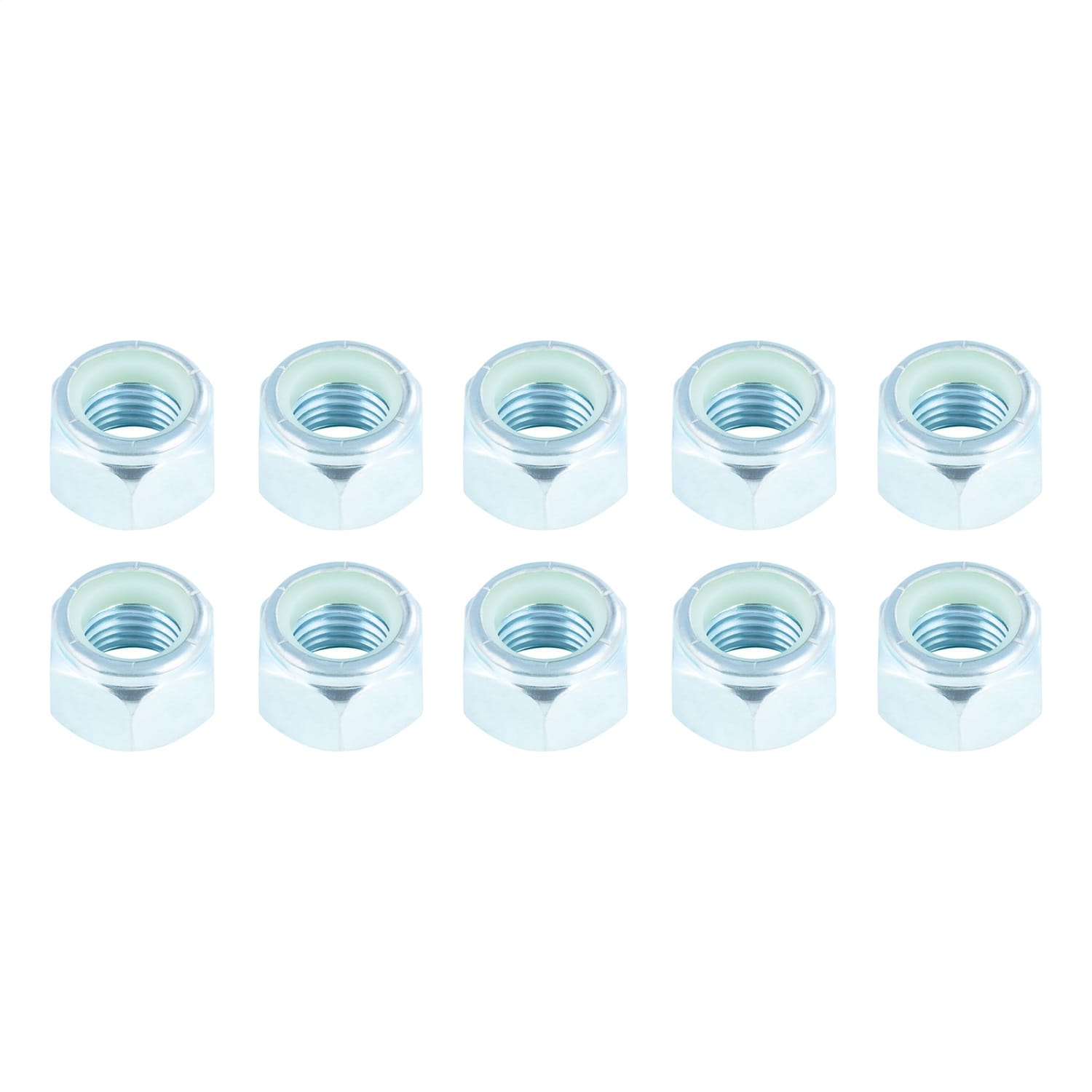 Trailer Suspension Hex Lock Nut; 1in.-8 Thread Size; 10 Pack