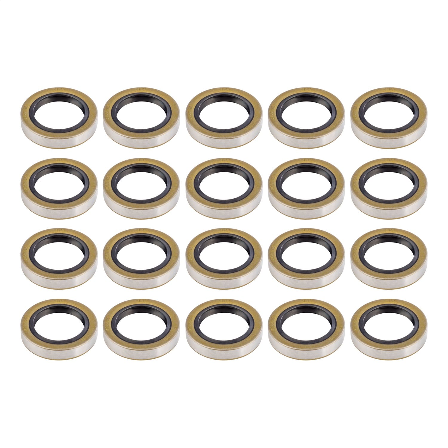 Double Lip Grease Seal; 3;500-4;400-lb. Axles; 1.719in. Spindle Shaft; 20 Pack