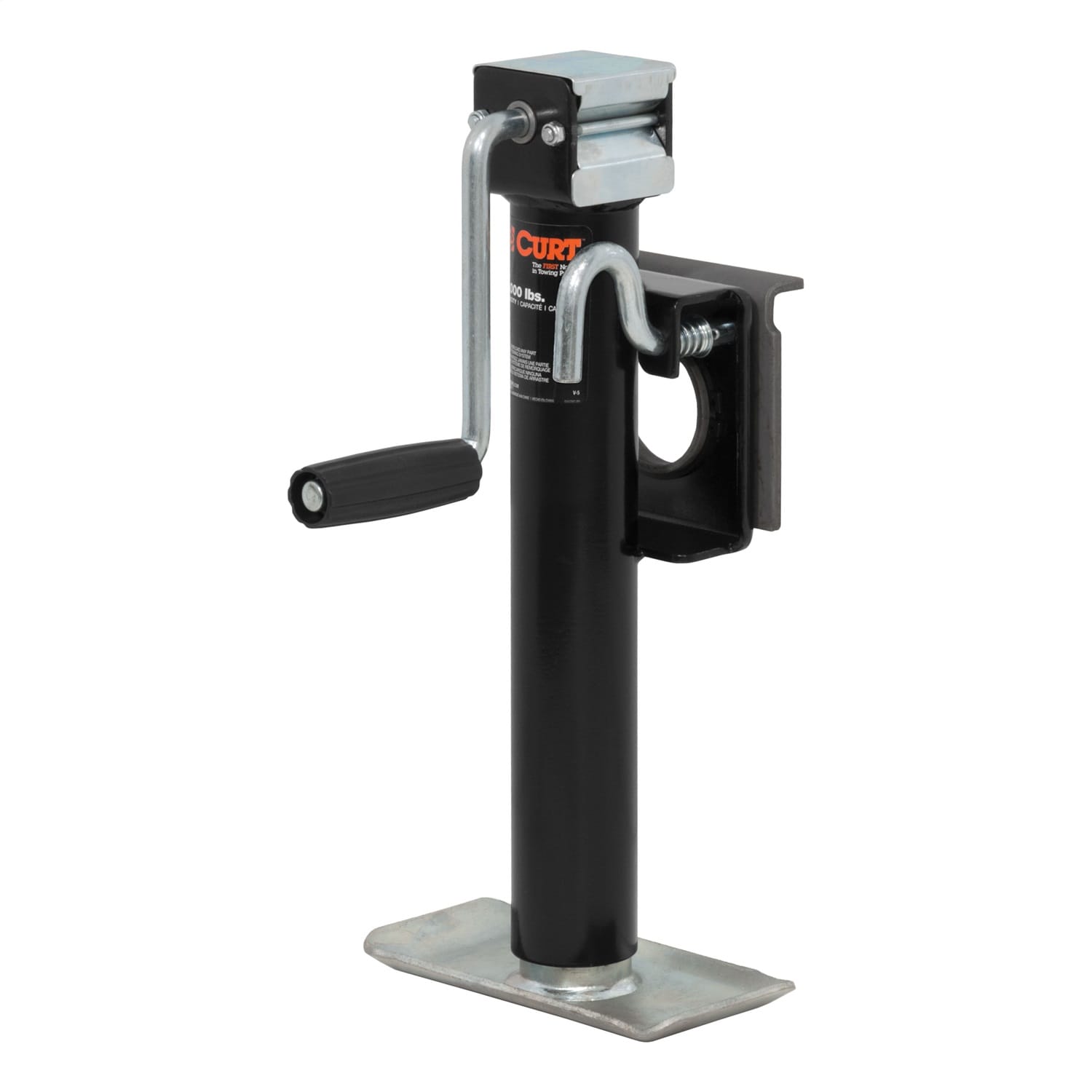 Bracket-Mount Swivel Jack with Side Handle (2;000 lbs; 10in. Travel)