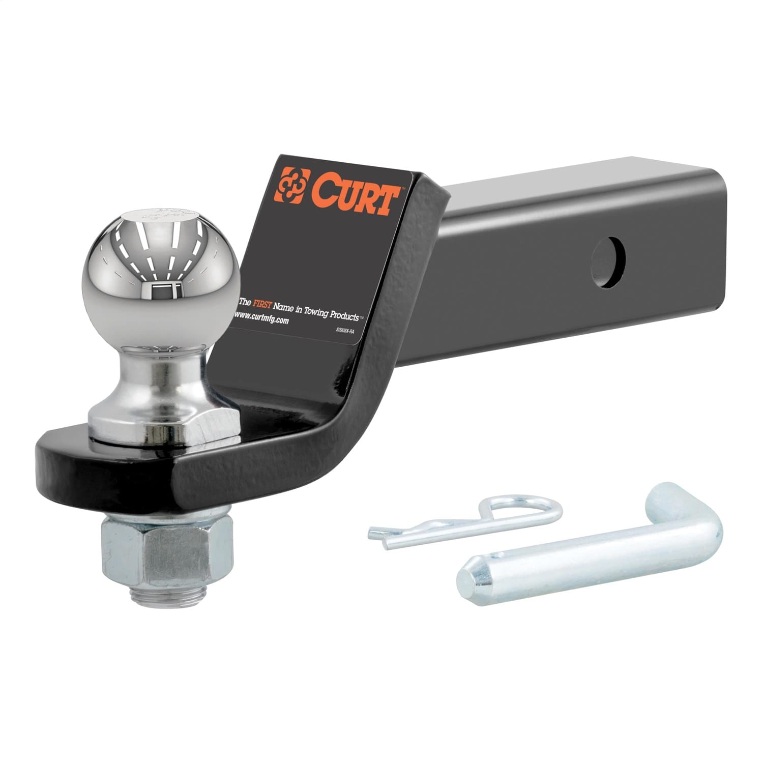Loaded Ball Mount with 2in. Ball; Imported (2in. Shank; 7;500 lbs.; 2in. Drop)