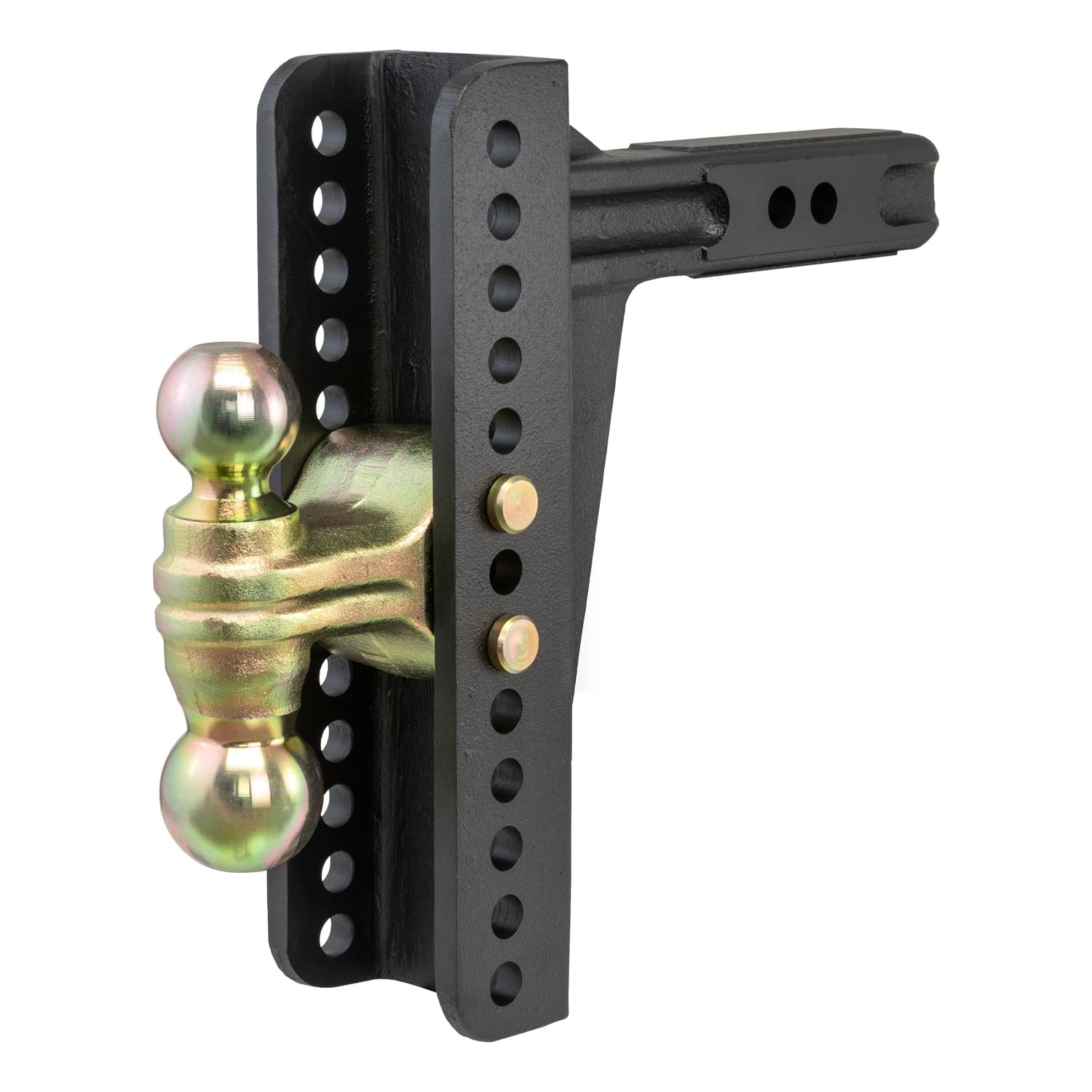 Adjustable Channel Mount with Dual Ball (2in. Shank; 14;000 lbs.; 10-1/8in. Drop
