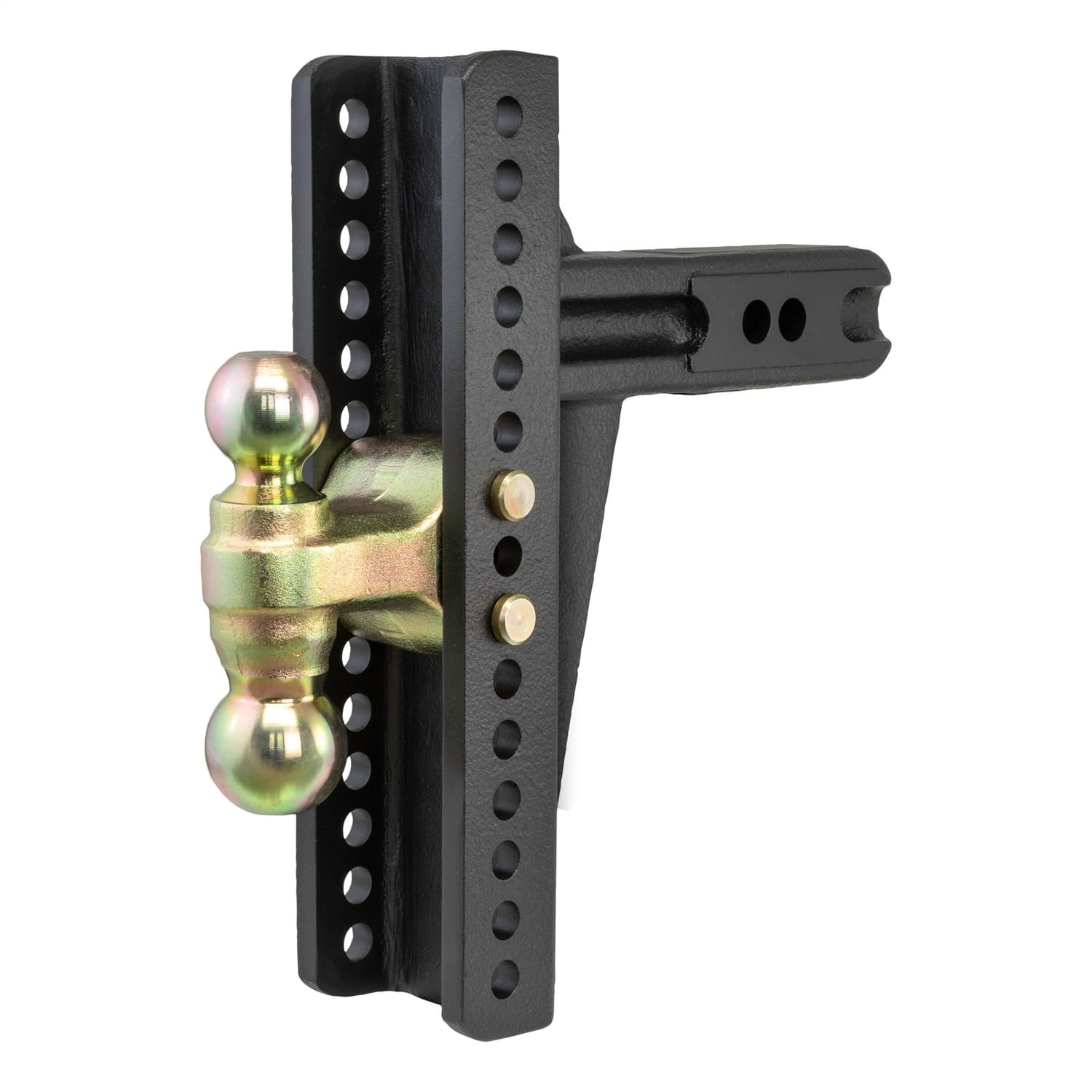 Adjustable Channel Mount; Dual Ball (2-1/2in. Shank; 20;000 lbs.; 10-3/8in. Drop