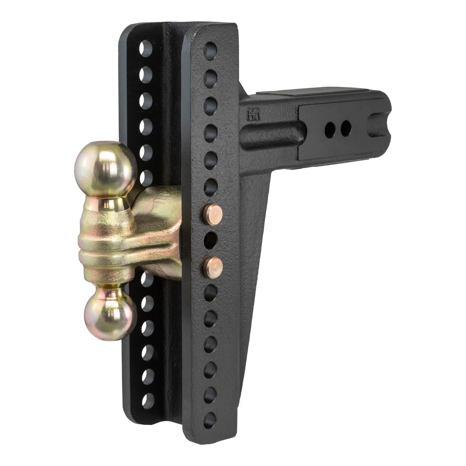 Adjustable Channel Mount with Dual Ball (3in. Shank; 21;000 lbs.; 10-5/8in. Drop