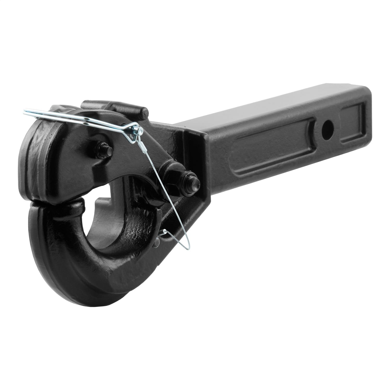 Receiver-Mount Pintle Hook (2in. Shank; 10;000 lbs.; 2-1/2in. Lunette Rings)