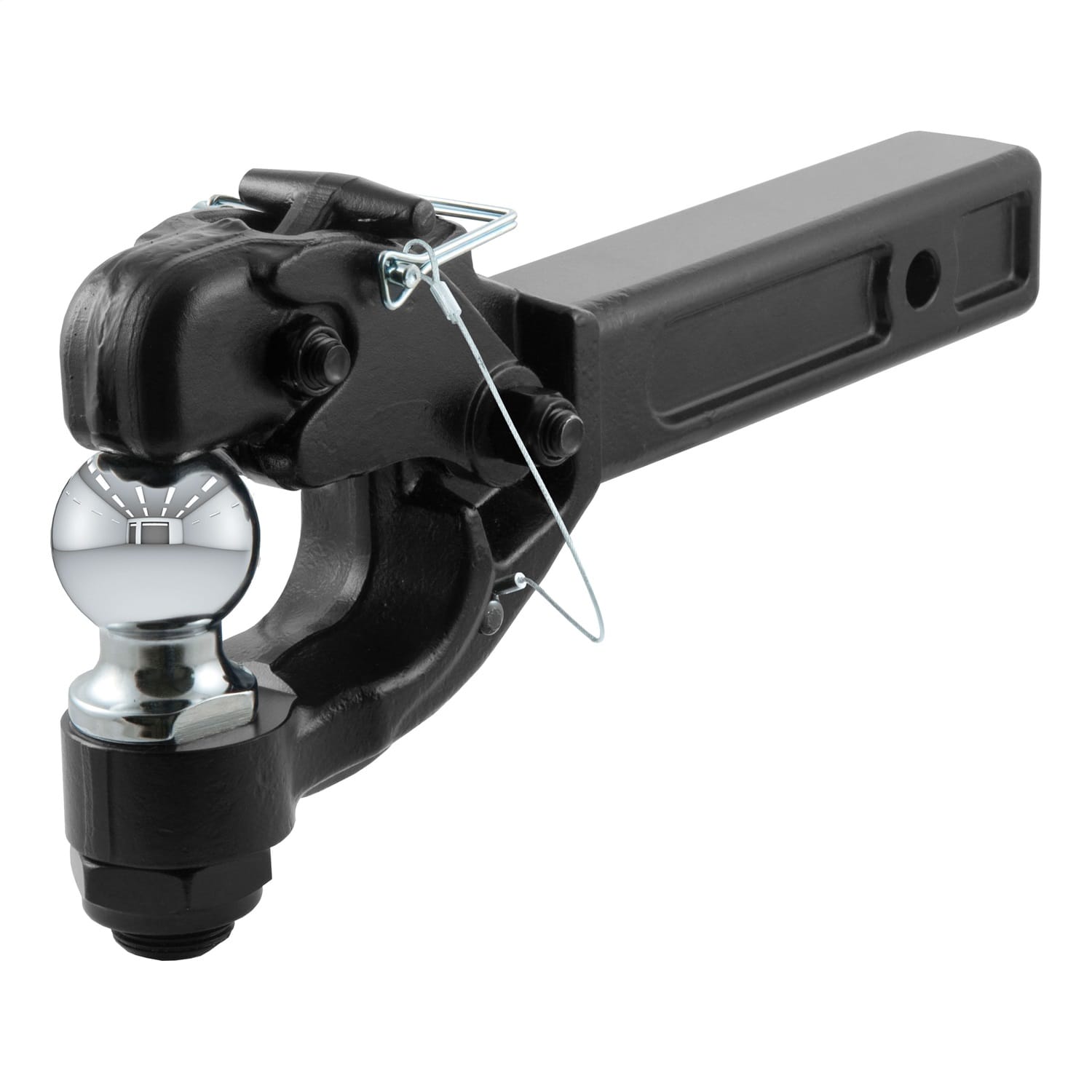 Receiver-Mount Ball/Pintle Hitch (2in. Shank; 2in. Ball; 10;000 lbs.)