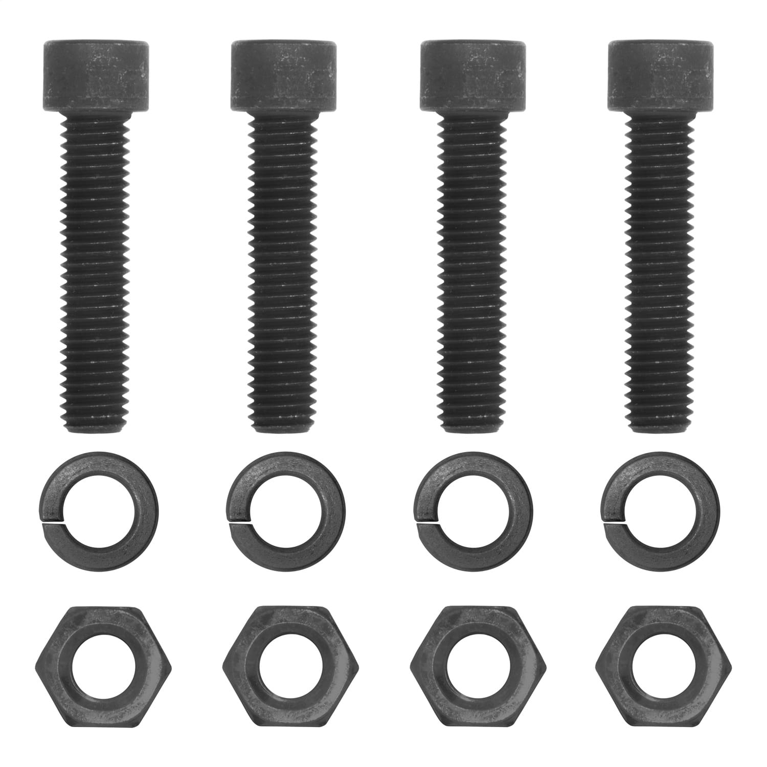 Pintle Mount Hardware Kit (1/2in.; Grade 8; Black)