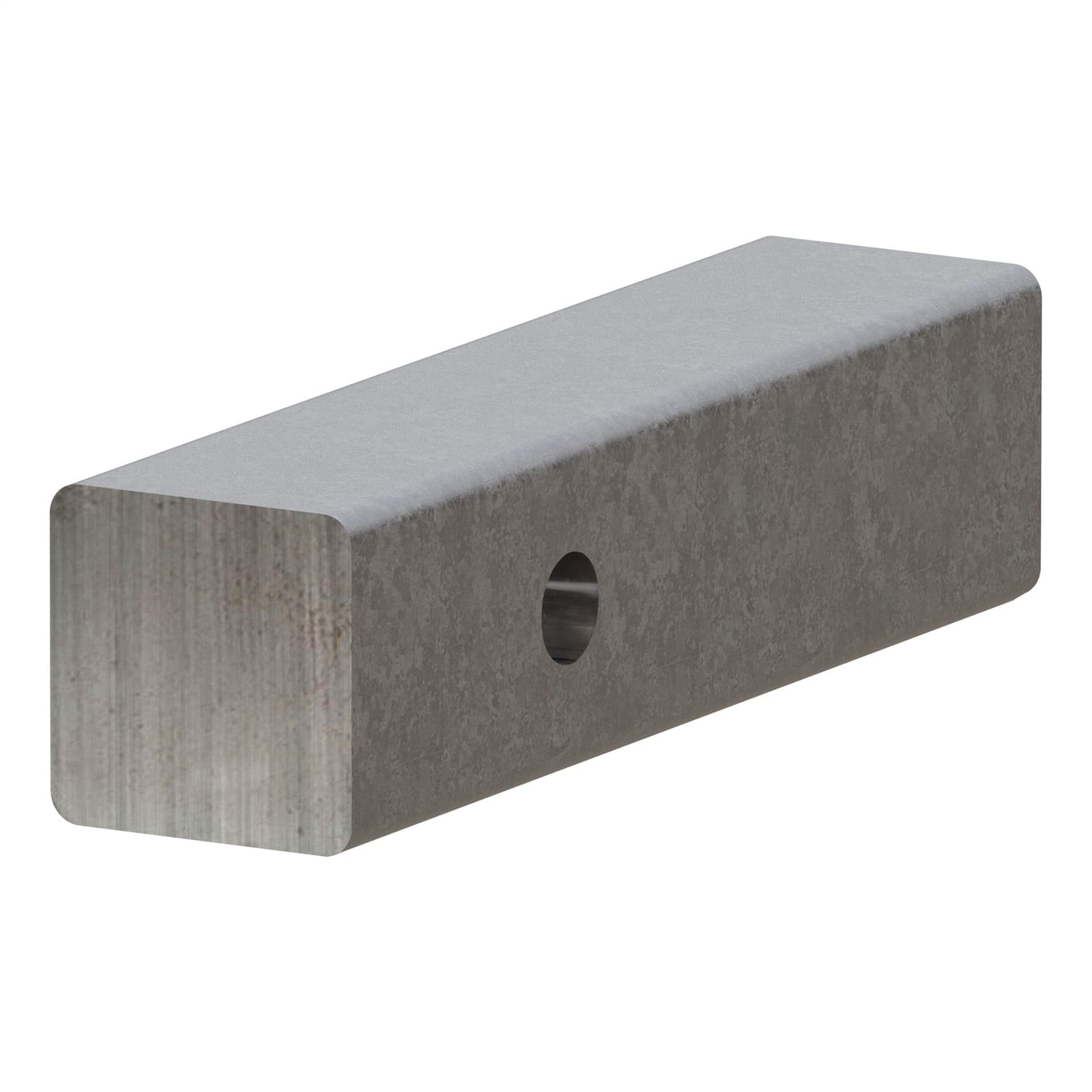 2in. x 8in. Raw Steel Hitch Bar