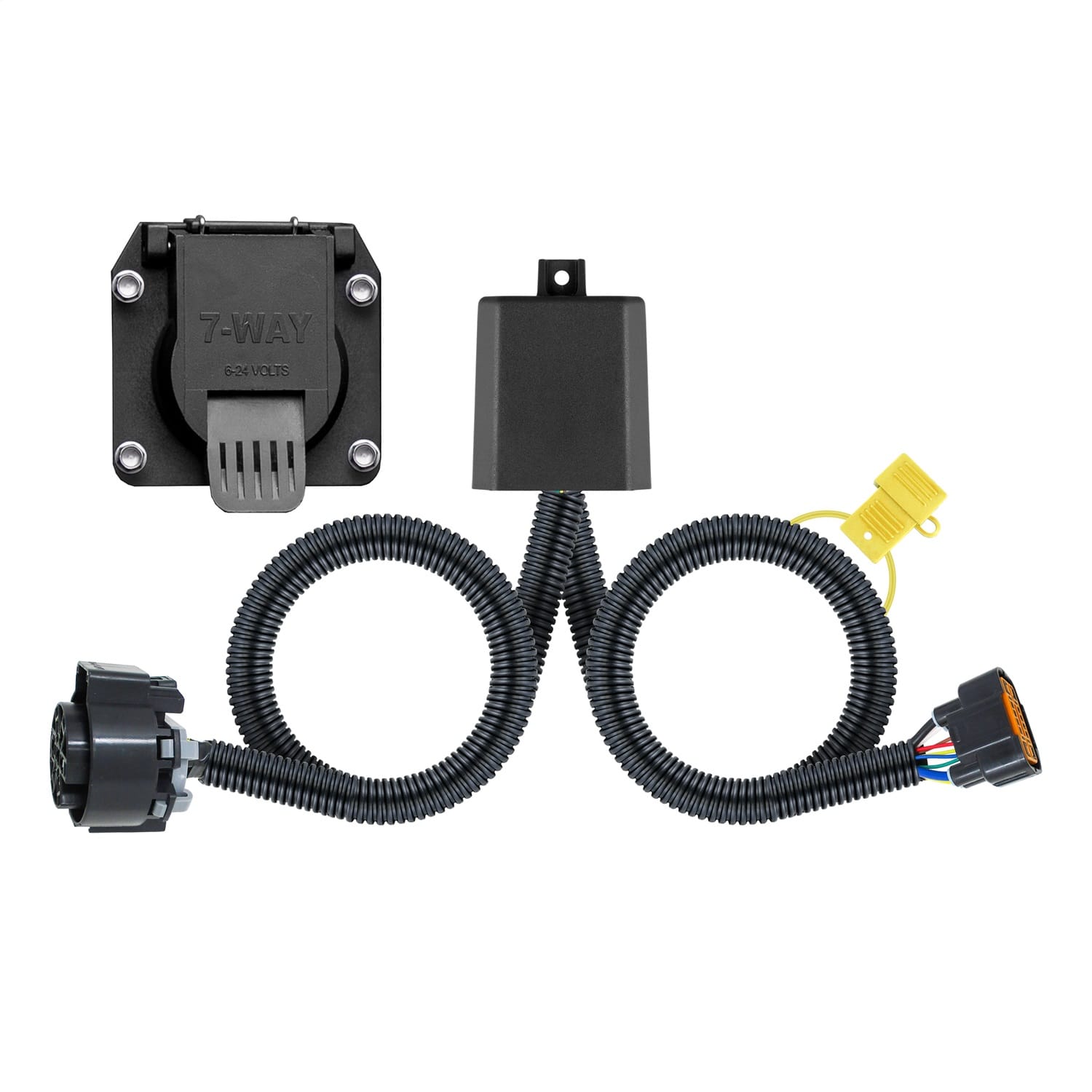 Custom Wiring Connector; 7-Way RV Blade; Select Palisade; Santa Cruz; Telluride