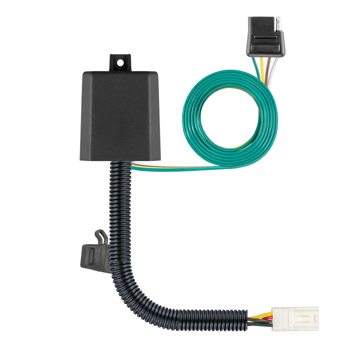 Custom Wiring Harness; 4-Way Flat Output; Select Toyota Sienna