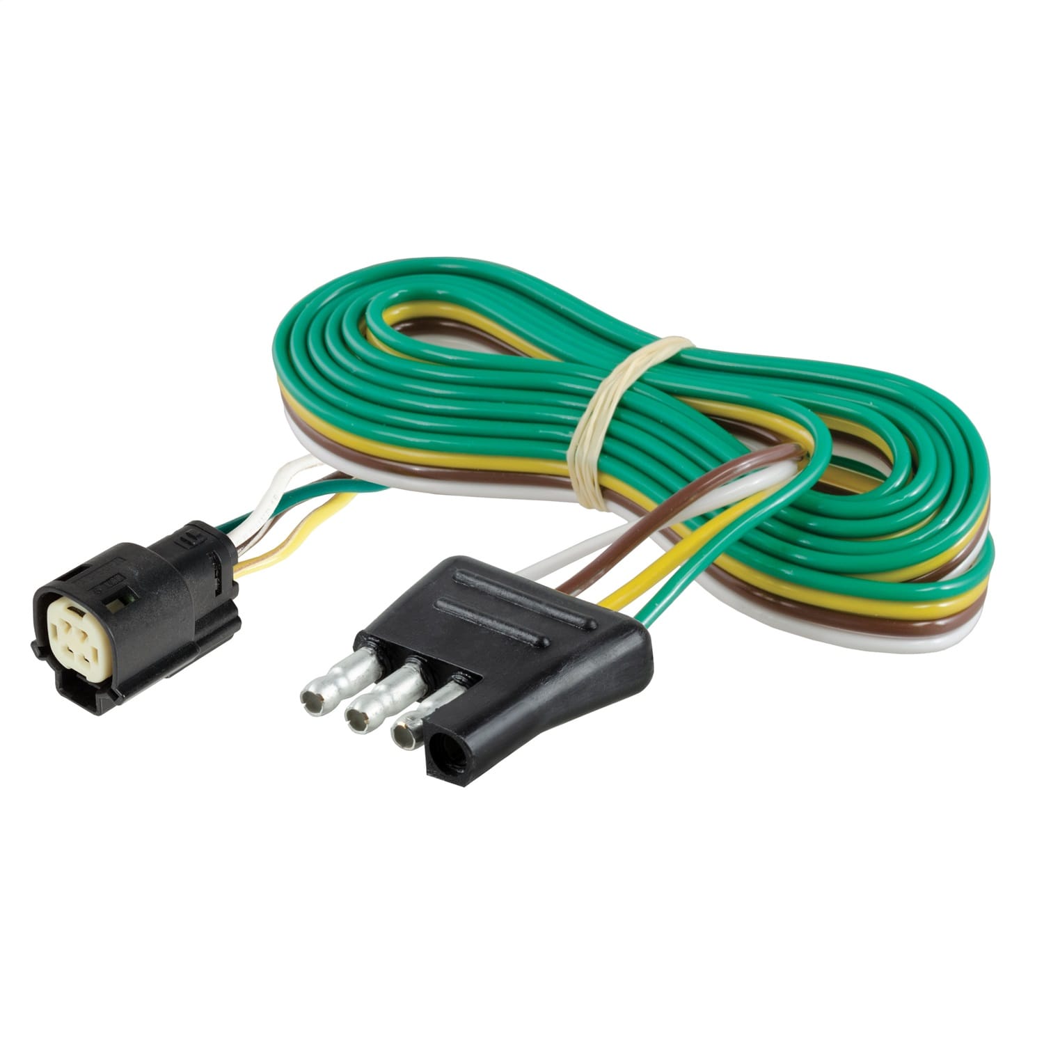 Custom Wiring; 4-Way Flat Output; Select Ford Escape; OEM Tow Package Required