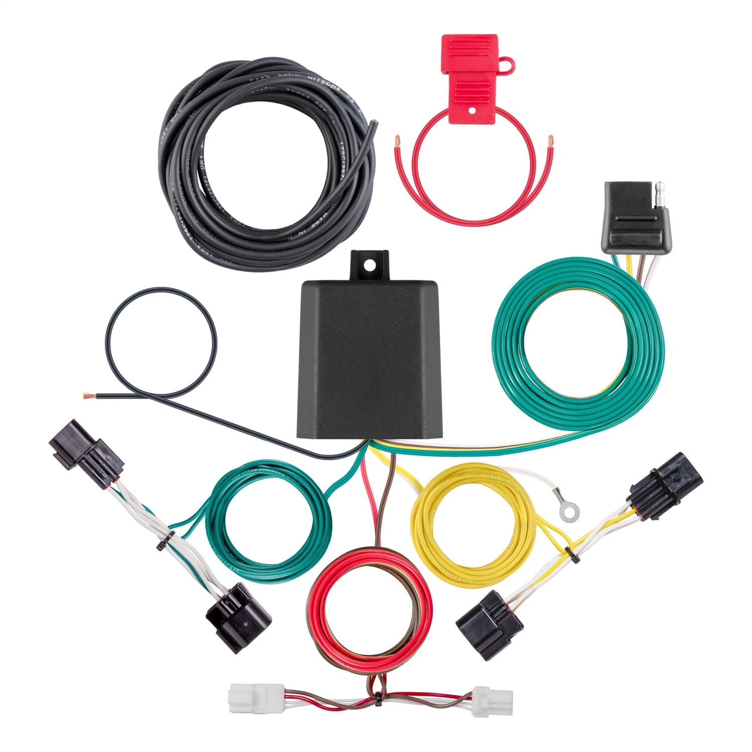 Custom Wiring Harness; 4-Way Flat Output; Select Hyundai Kona