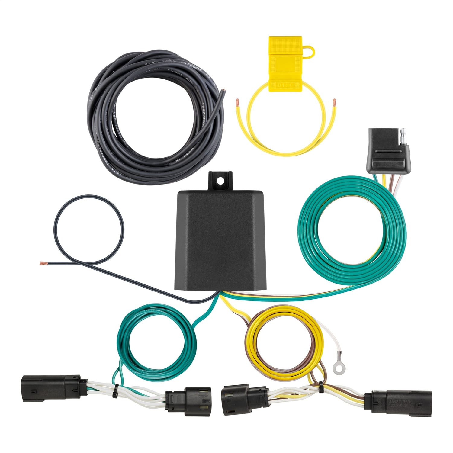 Custom Wiring Harness; 4-Way Flat Output; Select Ford Escape
