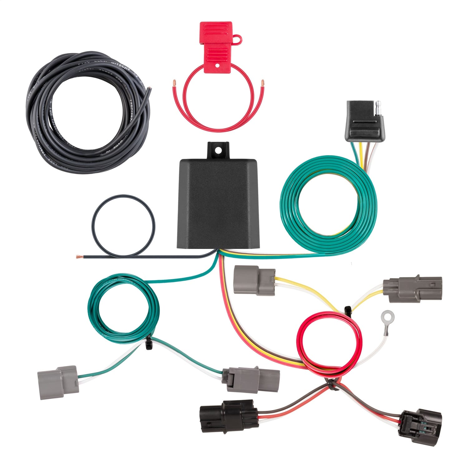 Custom Wiring Harness; 4-Way Flat Output; Select Honda Civic