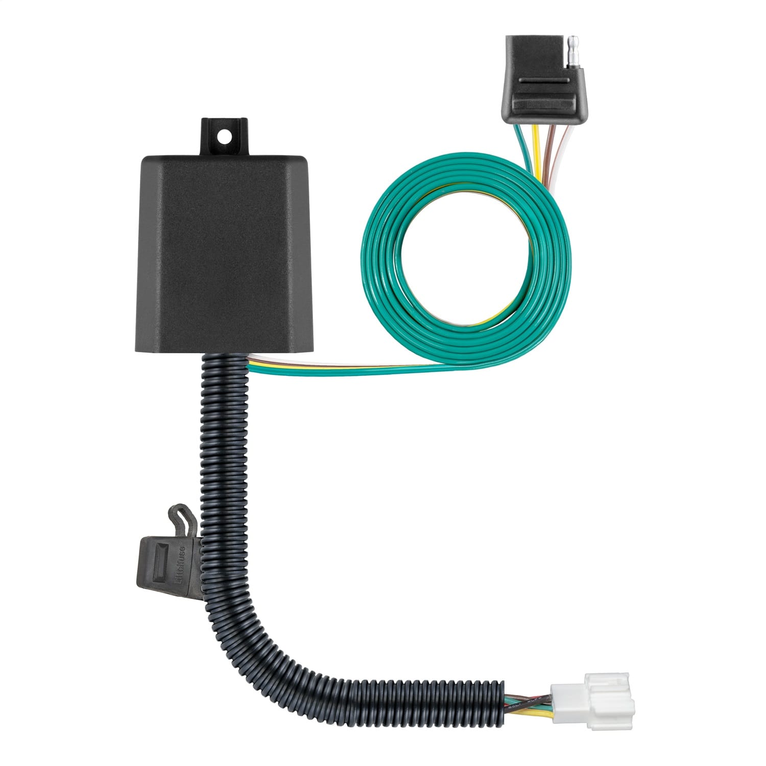 Custom Wiring Connector; 4-Way Flat Output; Select Acura RDX