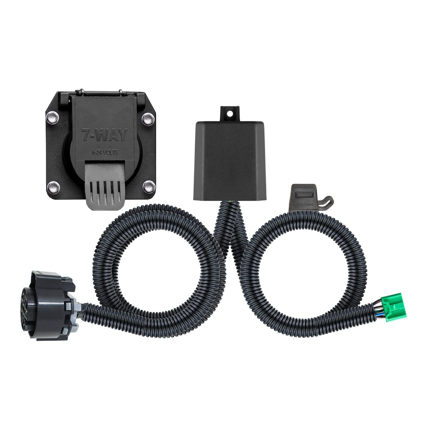Custom Wiring Harness; 7-Way RV Blade Output; Select Honda Pilot