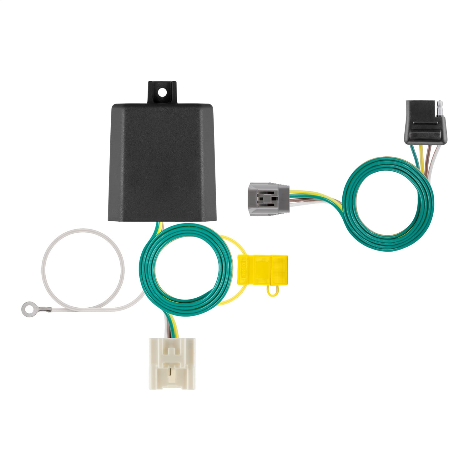 Custom Wiring; 4-Way Flat; Select Toyota Grand; Highlander; Lexus TX Series