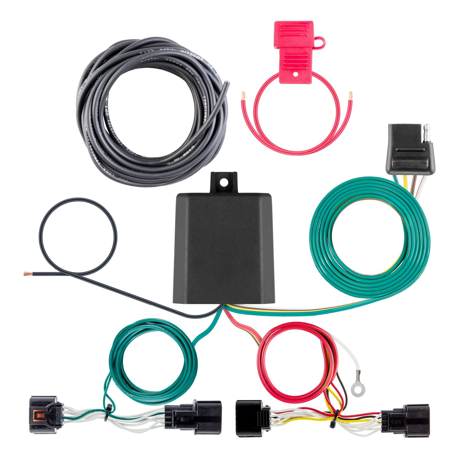 Custom Wiring Harness; 4-Way Flat Output; Select Kia EV9