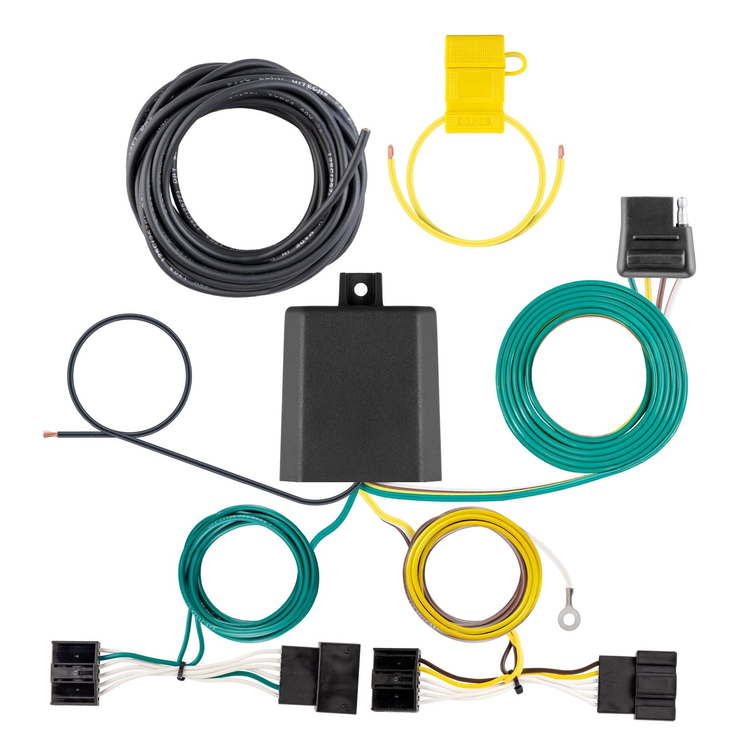 Custom Wiring Harness; 4-Way Flat Output; Select BMW X5