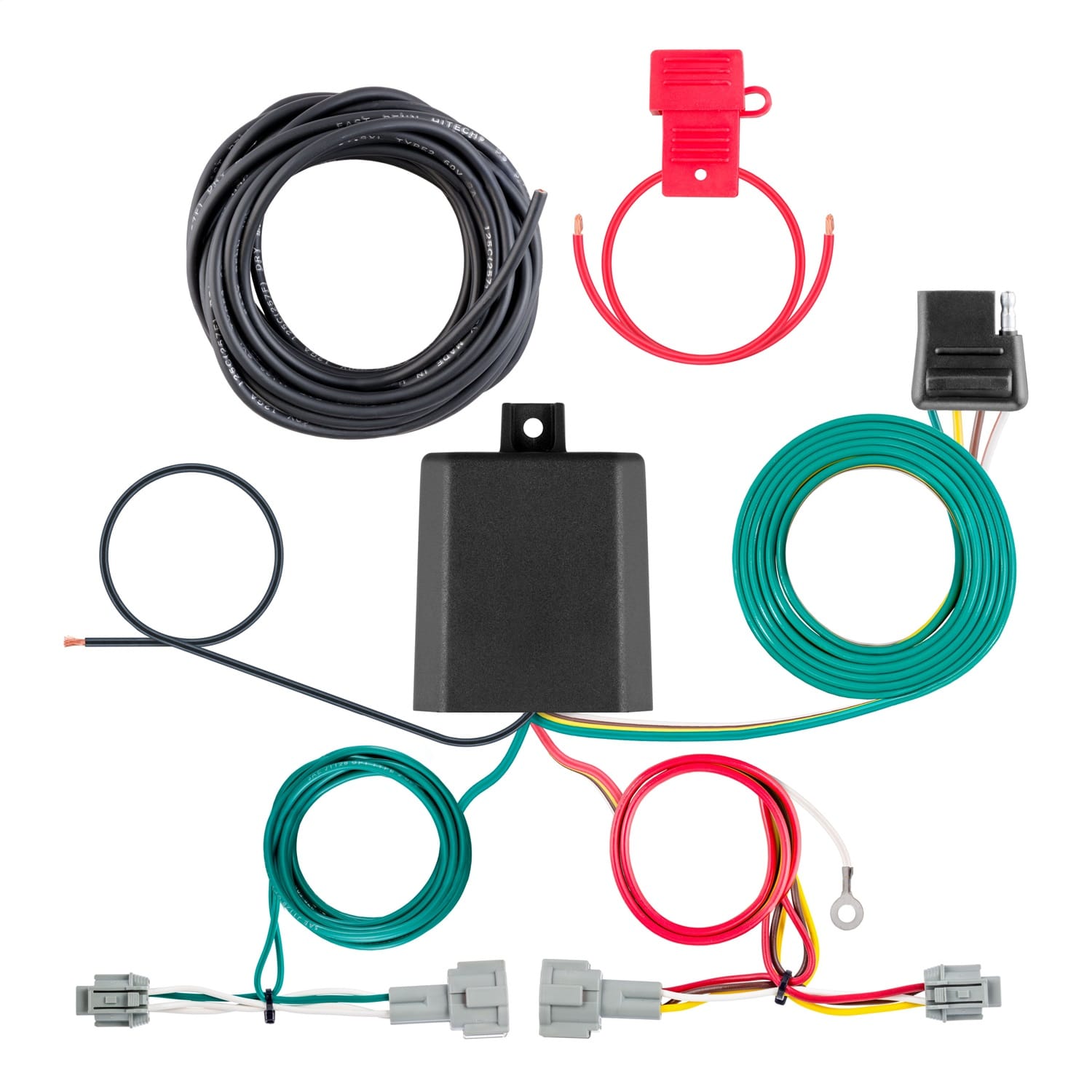 Custom Wiring Harness; 4-Way Flat Output; Select Nissan Kicks